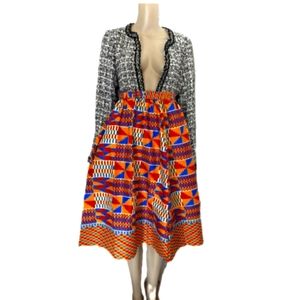 Kente maxi skirt